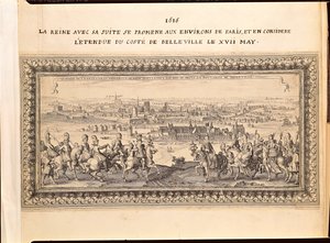 La reine avec son entourage aux abords de Paris, 17 mai 1616